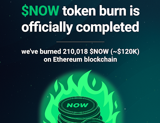 ChangeNOW Brings Back $NOW Burns