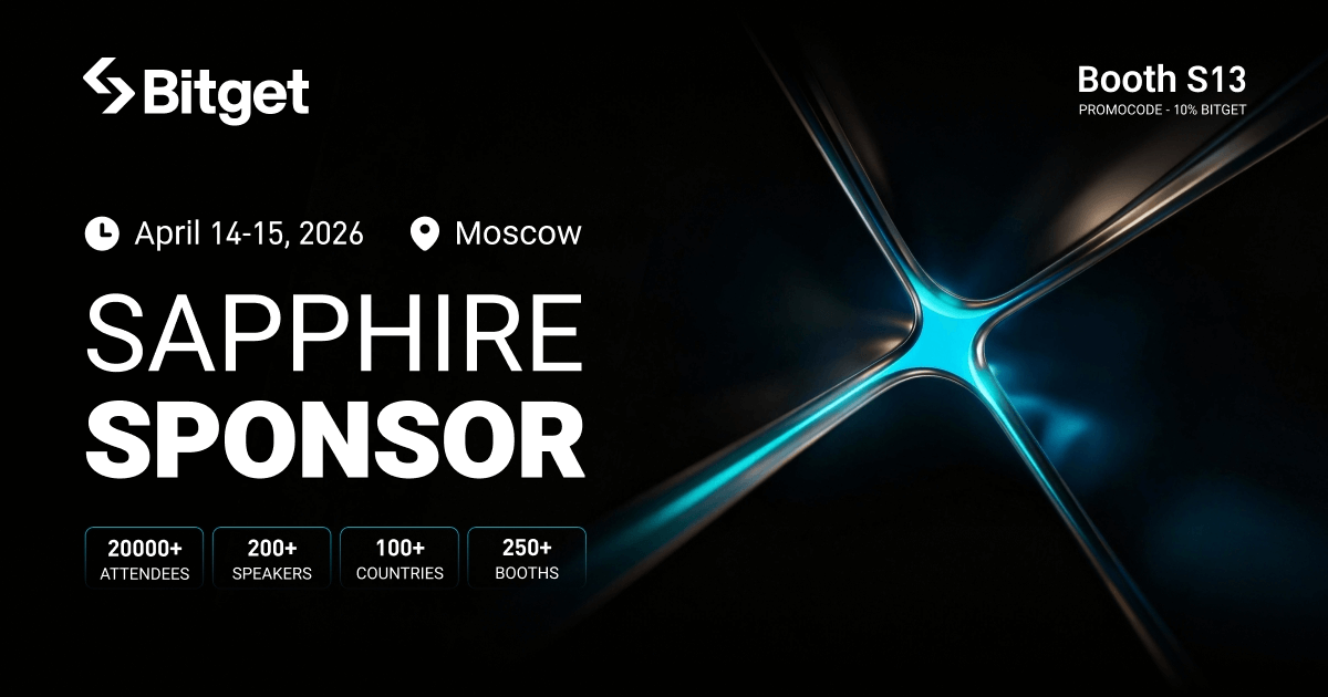 Bitget Becomes Sapphire Sponsor of the Major Crypto Event of 2026 — Blockchain Forum