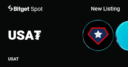 Bitget lists USA₮ (USAT) for Spot Trading