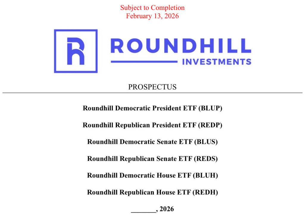 Roundhill Investments Files for Six Election Prediction ETFs