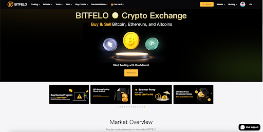 Bitfelo – Leading Platform for Global Crypto Trading in 2026