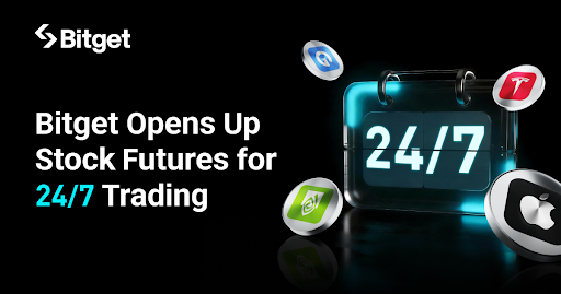 Bitget Opens Up Stock Futures for 24/7 Trading