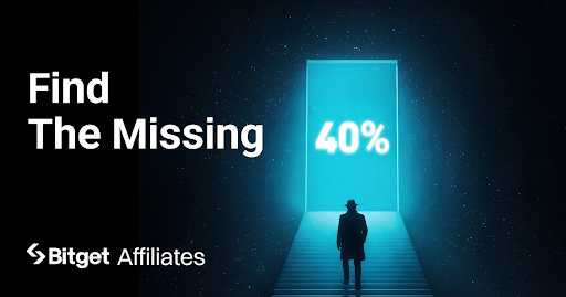 Bitget Invites Affiliates to Split The Missing 40% Revenue Plus $1 Million USDT Prize Pool