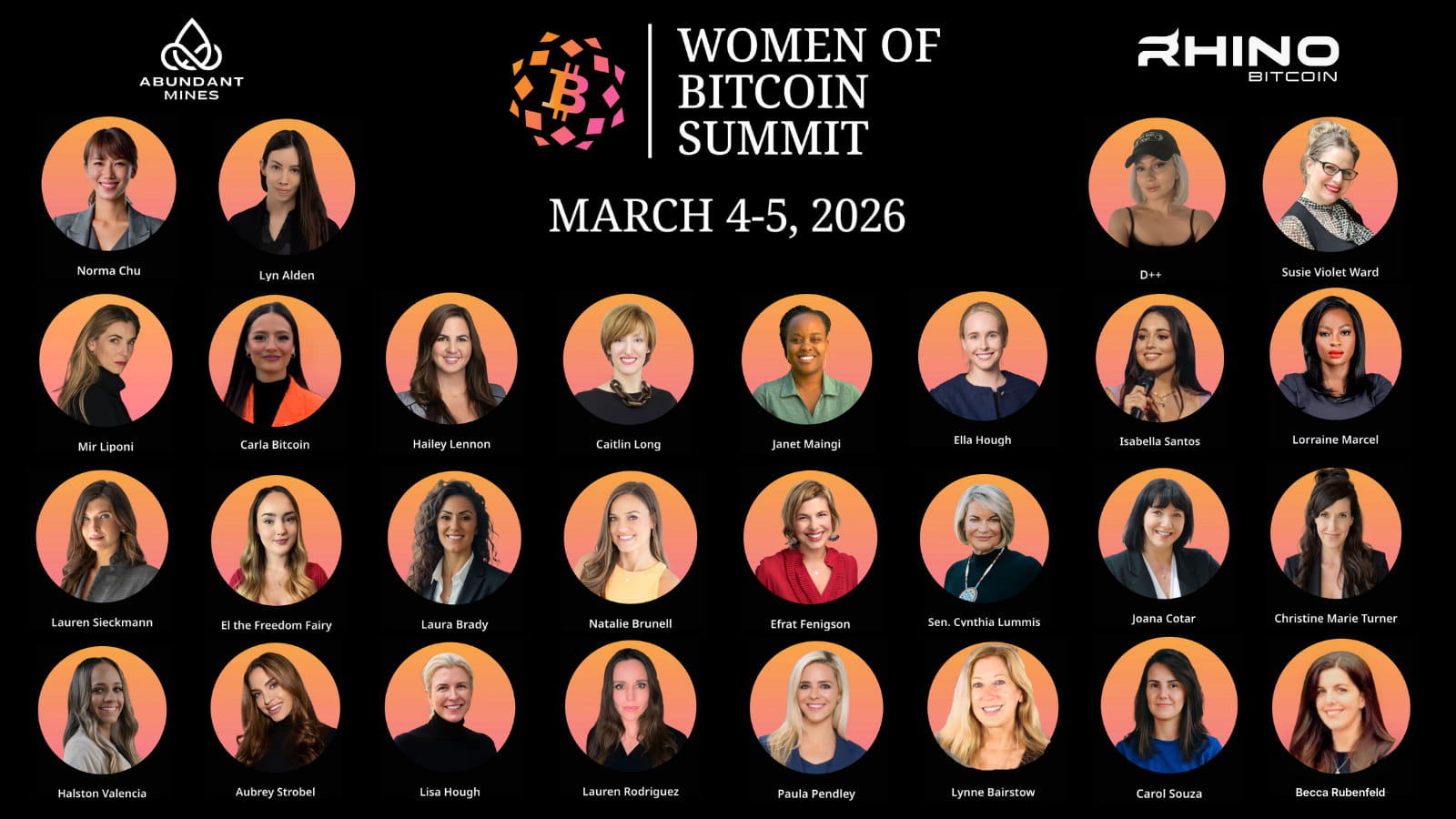 Women of Bitcoin virtual Summit 2026