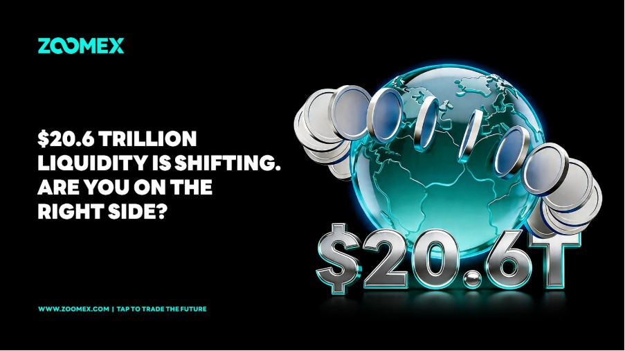 Liquiditätsmigration von 20,6 Billionen US-Dollar: Warum Zoomex die Krypto-Derivate-Landschaft 2026 neu definiert