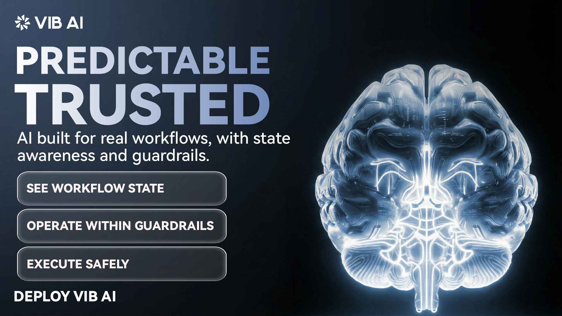 What Workflow Owners Need Before They Trust an AI Agent, and Why VIB AI Is Framing It Diﬀerently