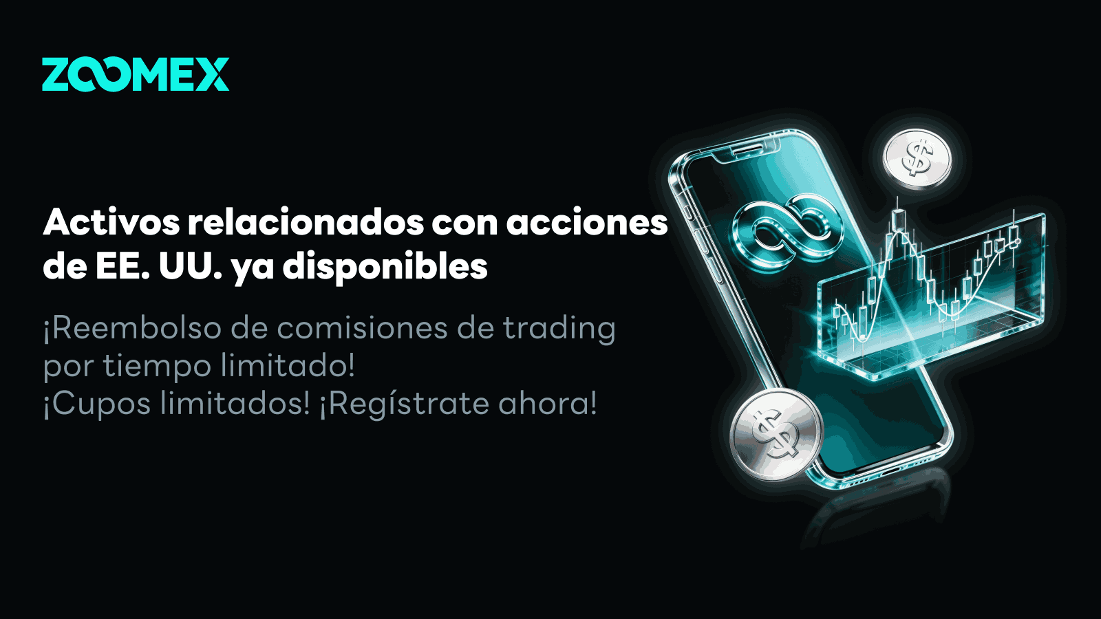 Zoomex lanza ZoomexStocks: Trading de acciones globales con USDT + campaña de reembolso de comisiones por tiempo limitado