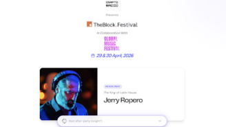 Jerry Ropero Headlined Global Music Festival Partnership at World Token Summit 3.0 X TheBlock. Festival