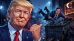 Trump Shares AI Video Tossing Stephen Colbert Into Dumpster After Late Show Finale