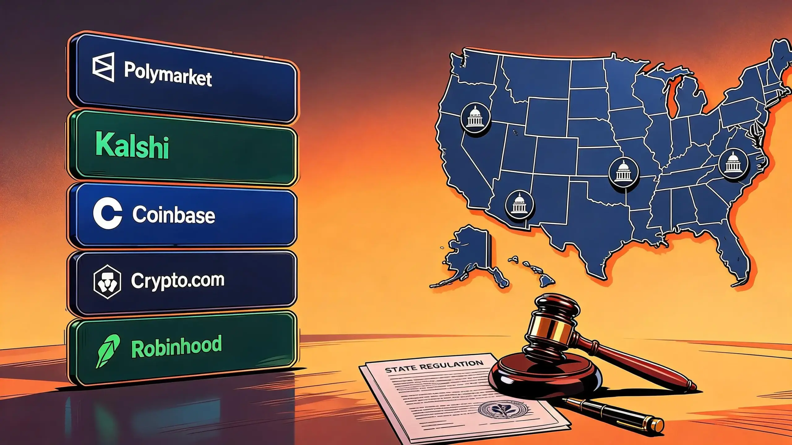 Crypto Prediction Markets vs U.S. States