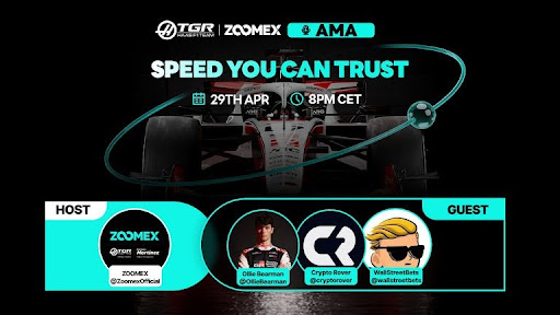 Récapitulatif de Zoomex X Space avec Ollie Bearman et les KOL crypto