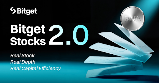 Bitget Rolls Out Stocks 2.0, Linking Tokenized Equities to Real U.S. Market Liquidity