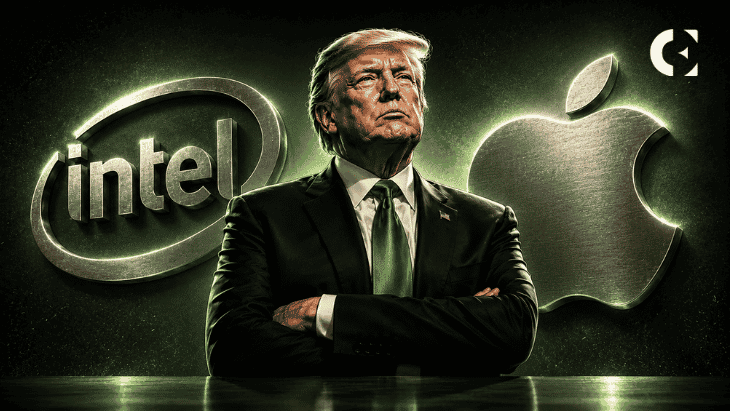 Intel Jumps Nearly 9% as Trump Announces Apple Chip Partnership in the US