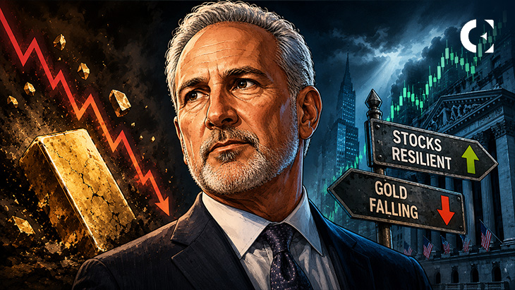 Peter Schiff Menandai Konflik Antara Penurunan Emas dan Harga Saham yang Tangguh