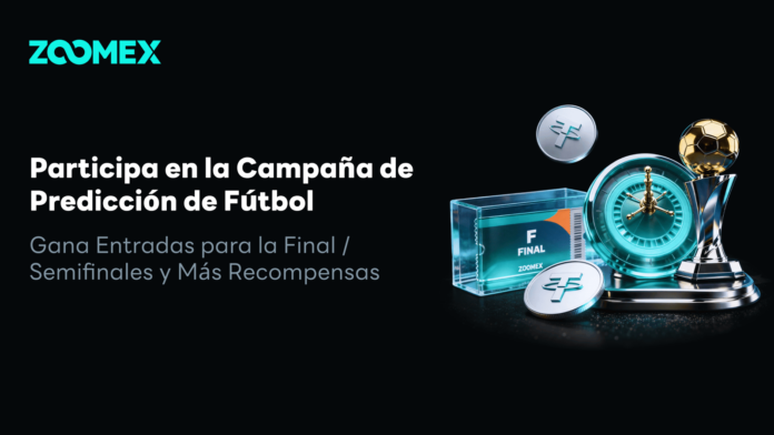 Zoomex lanza su campaña Mercado de Predicciones del Mundial: los usuarios pueden pronosticar partidos con cripto y desbloquear entradas en directo y múltiples recompensas