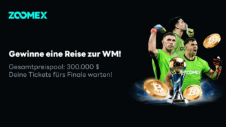 Sichern Sie sich ein Premium-Hospitality-Erlebnis bei der WM! ZOOMEX eröffnet seinen WM-Karneval mit einem Preispool von 300.000 $