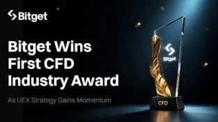 Bitget Wins First CFD Industry Award as UEX Strategy Gains Momentum