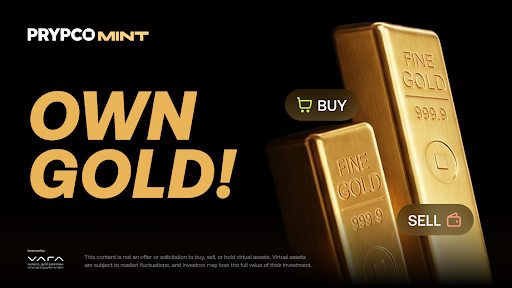 PRYPCO Mint launches Gold, becoming the region’s first platform to combine tokenized real estate and gold investing