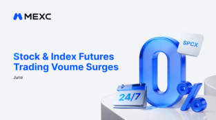 MEXC’s June Stock and Index Futures Trading Volume Grows 261% MoM, SPCX Futures Surge Over 145 Times in One Month