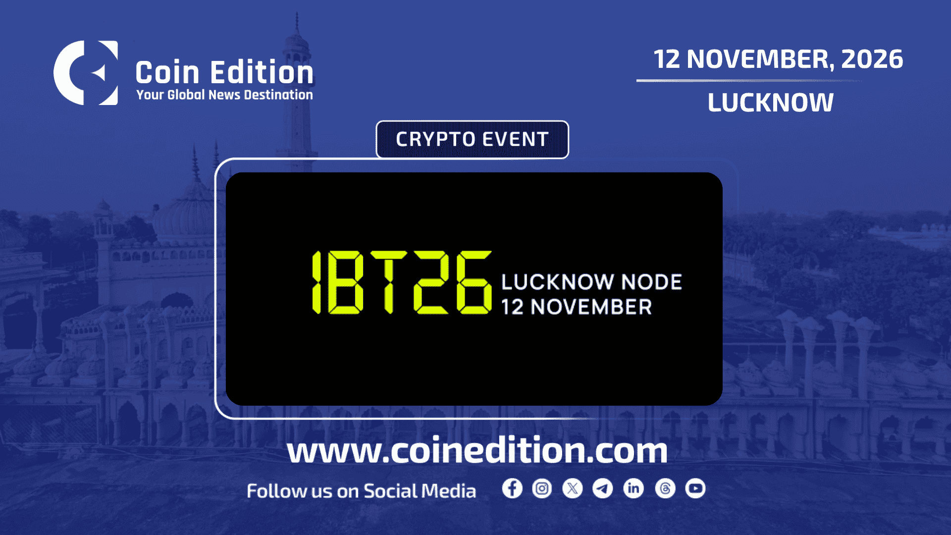 India Blockchain Tour Lucknow 2026