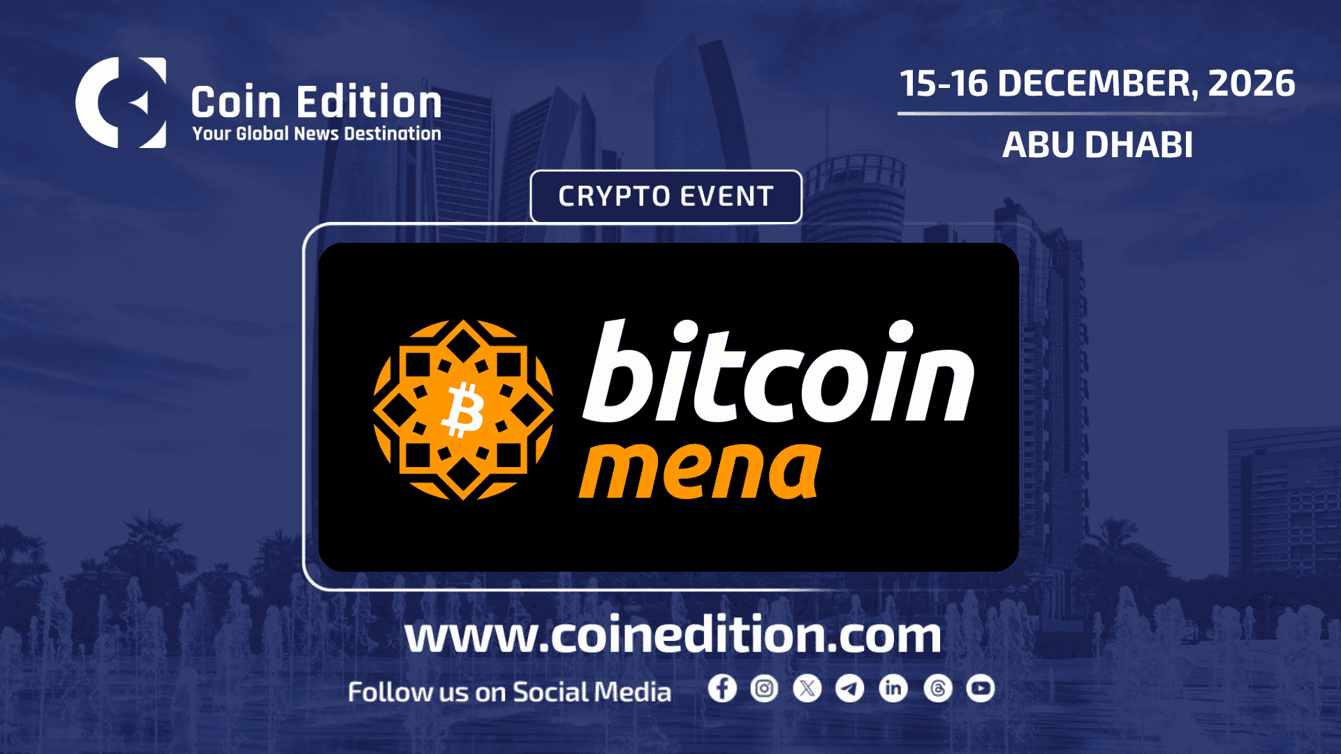 BTC MENA 2026