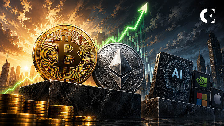 La crypto surpasse les actions IA : pourquoi Bitcoin et Ethereum gagnent