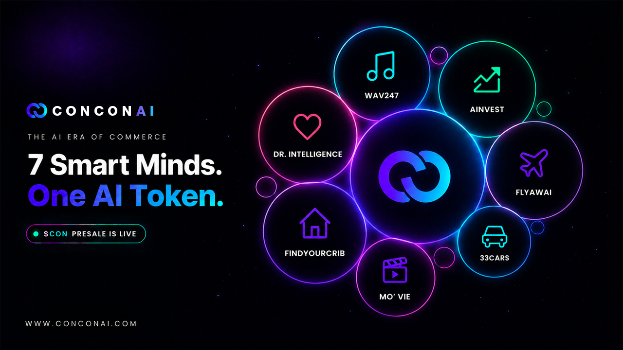 ConConAI ($CON) Introduces AI Advisor Network and Utility Token