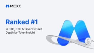 MEXC Ranks No. 1 in Near-Touch BTC, ETH and Silver Futures Depth, TokenInsight's July Liquidity Report Shows