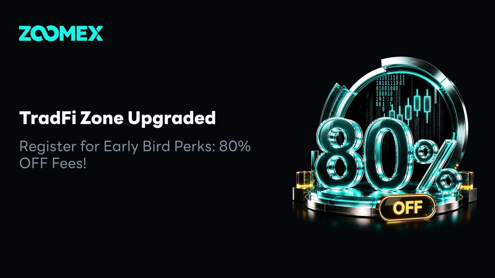 Zoomex Launches TradFi Zone Upgrade With 80% Fee Discount Early Bird Campaign 