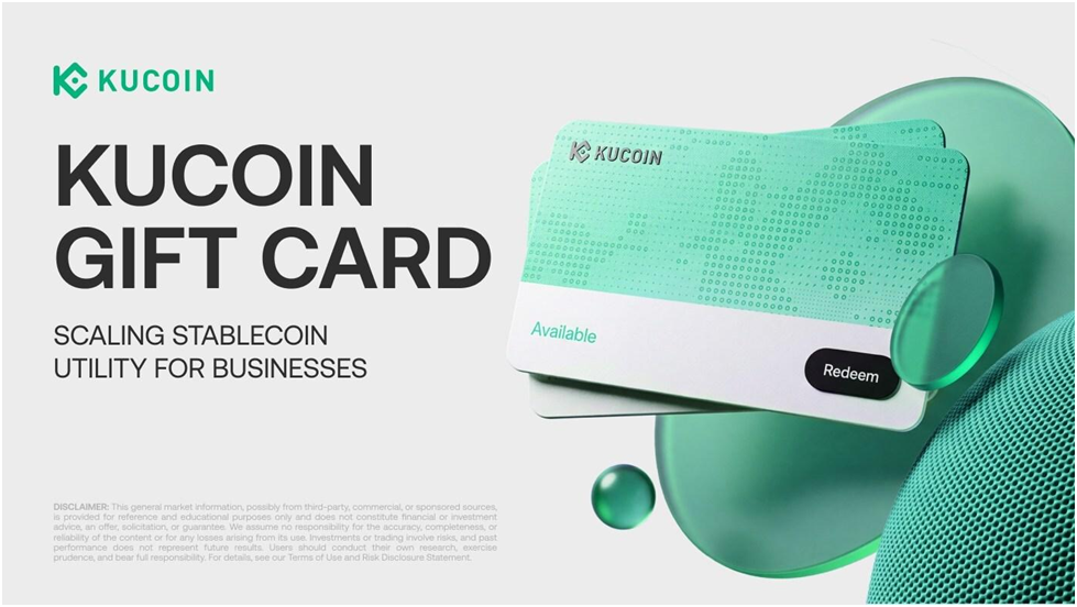 KuCoin Pay Expands Stablecoin Utility With an Enterprise Gift Card Solution