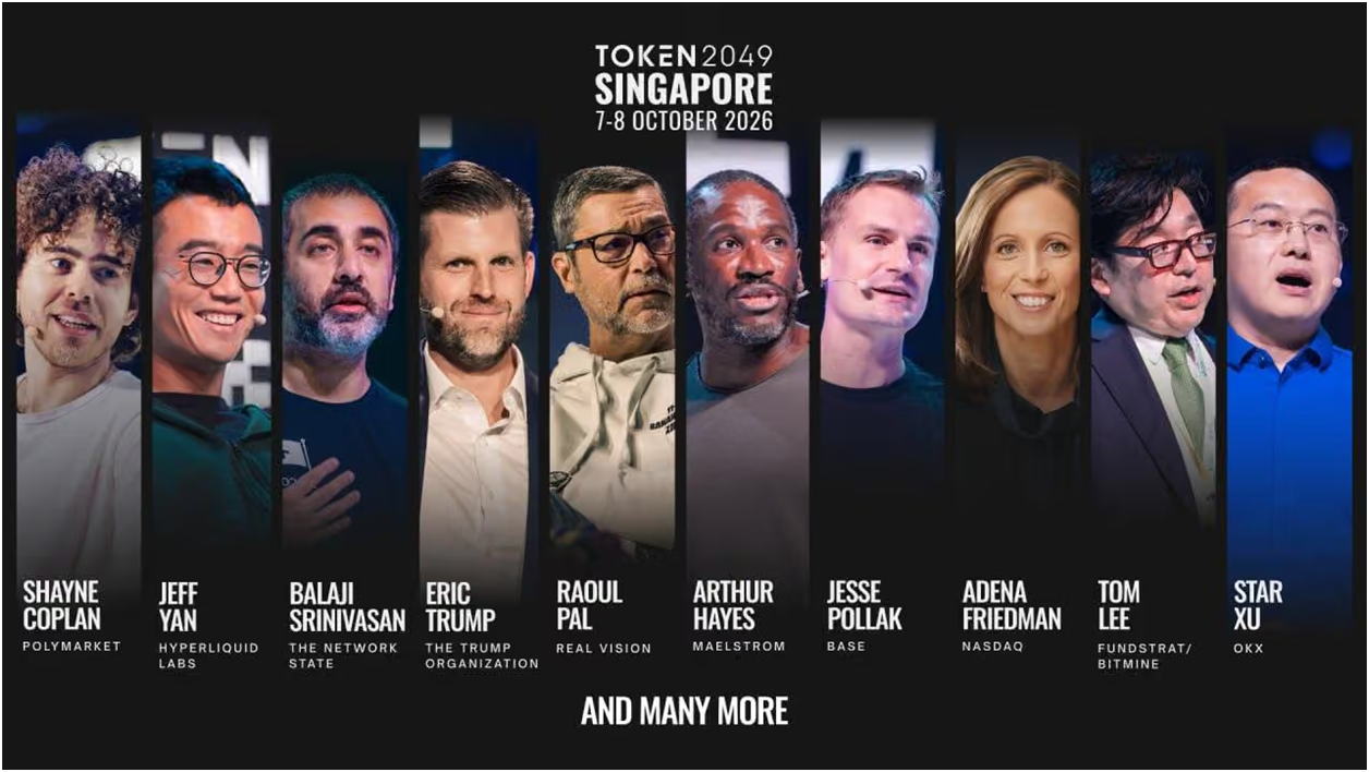 TOKEN2049 Singapore Returns as the Largest Industry Gathering of the Year