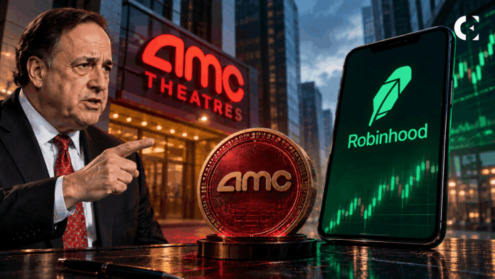 AMC–Robinhood Dispute Sends MEME Coin Soaring as Traders React