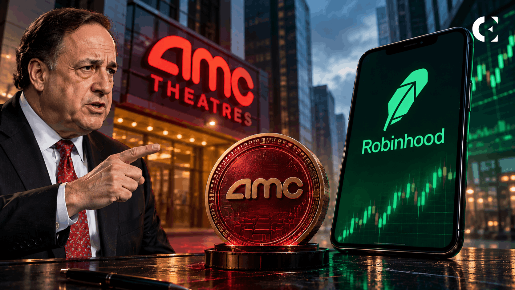AMC CEO Criticizes Robinhood Over Tokenized Stock Offering