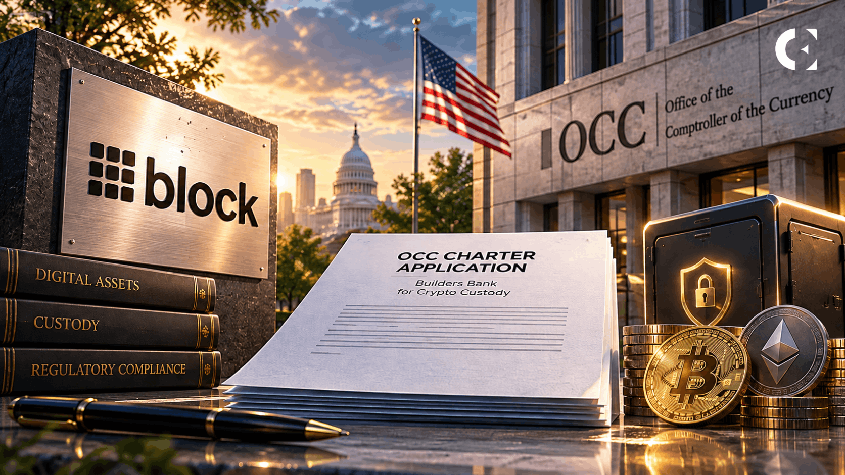 Block Applies for OCC Charter to Launch Builders Bank for Crypto Custody