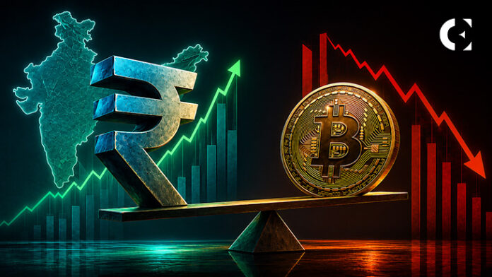 Rupee Rebounds to ₹95: Why Indian Bitcoin Traders Could See Smaller BTC Gains