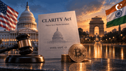 CLARITY Act Faces Key Sept. 15 Vote: Is India Falling Behind in Crypto Regulation?