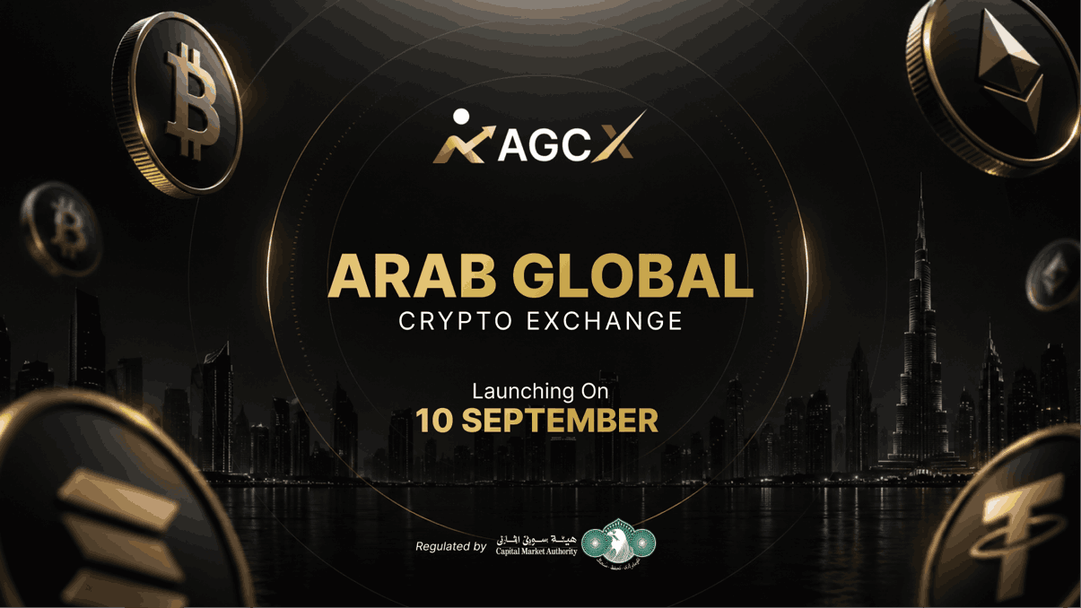 Arab Global Crypto Exchange (AGCX) to Launch on September 10 with AED Support and Zero Platform Fees on Crypto Transfers