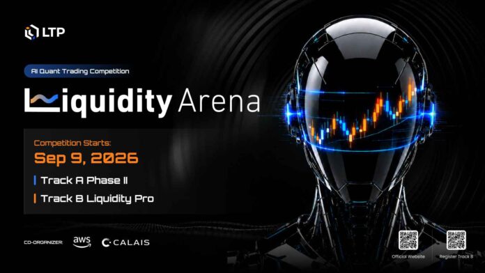 Liquidity Arena 2026 Enters Dual-Track Main Competition on September 9, Bringing AI Agents and Professional Quant Traders Into One Live Trading Arena