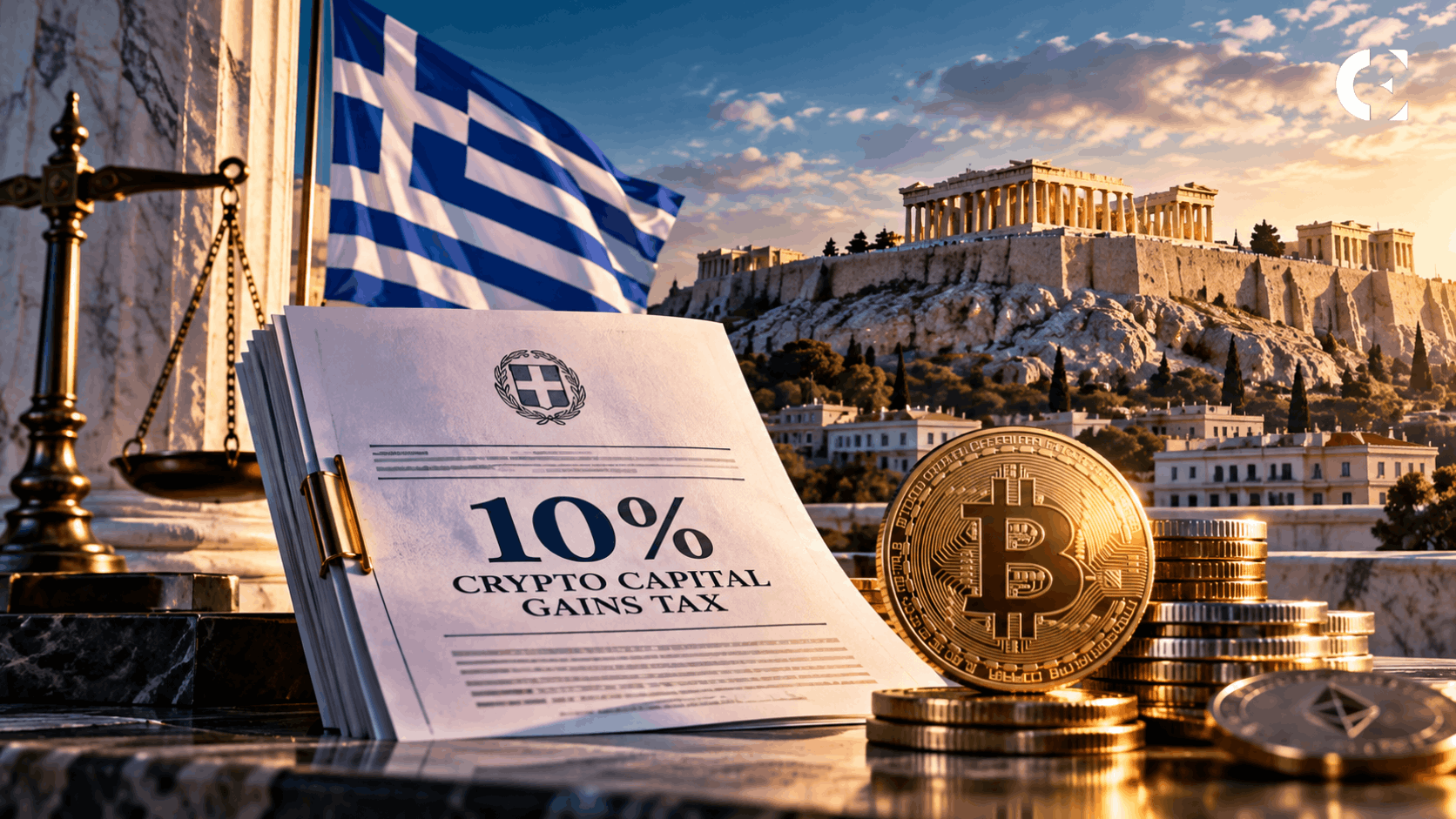 Greece Proposes 10% Crypto Capital Gains Tax With €500 Exemption
