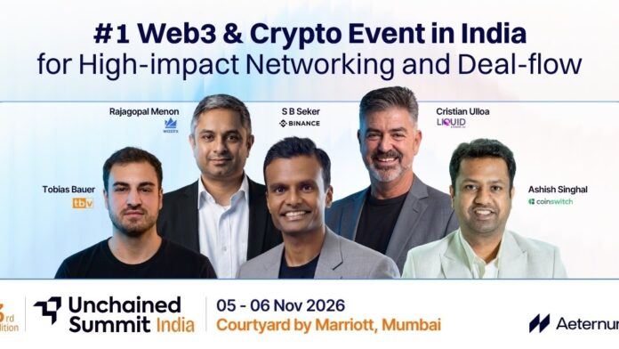 Unchained Summit India to Convene Leaders Shaping India’s Digital Asset Future